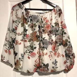 Point Zero Boho Floral Blouse 🌞🌞🌞Large